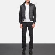 Nashville Quilted Black Windbreaker Jacket - image 3