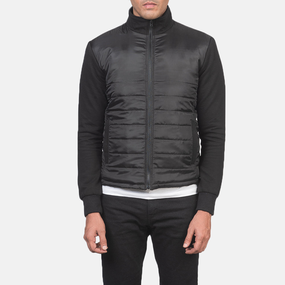 Nashville Quilted Black Windbreaker Jacket - image 4