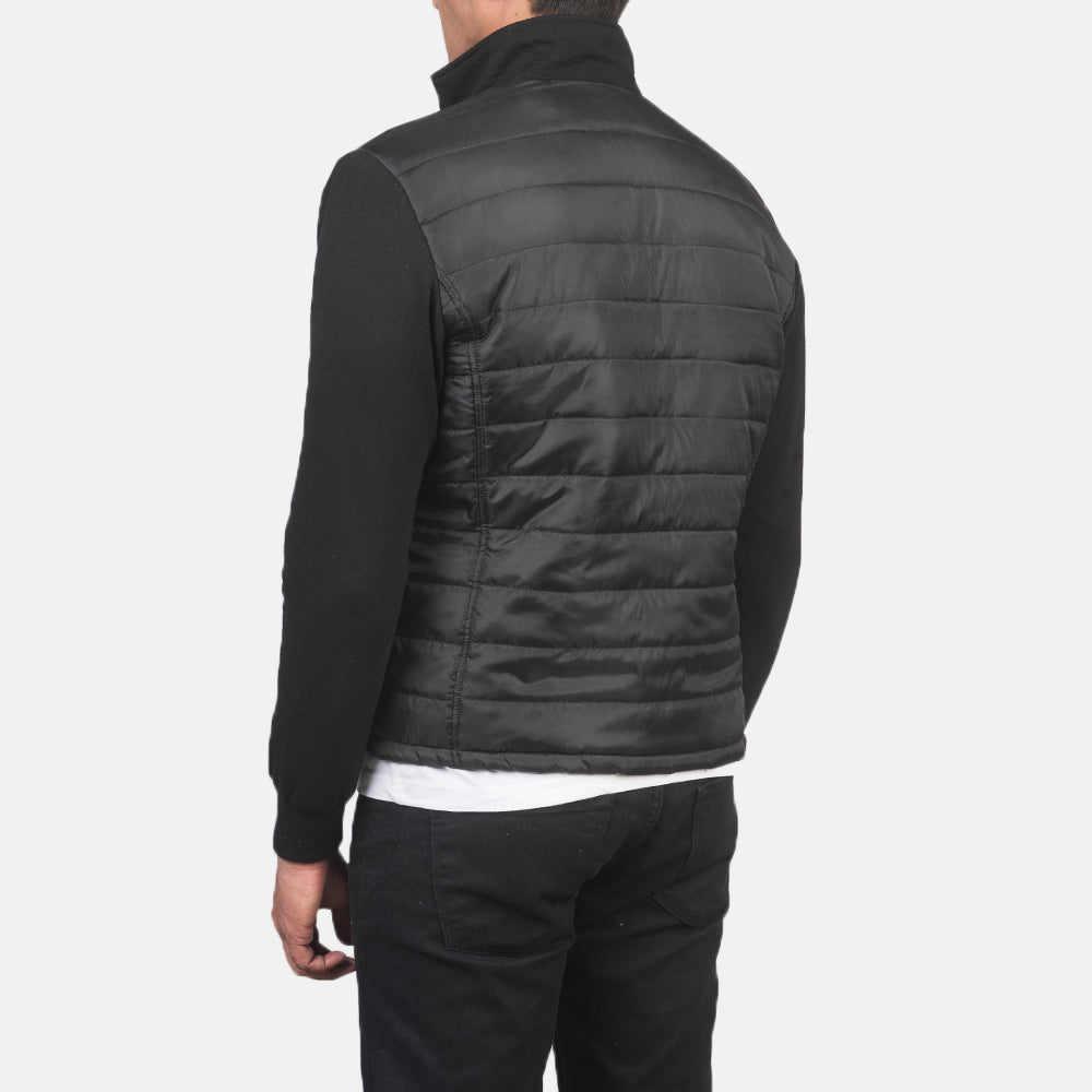 Nashville Quilted Black Windbreaker Jacket - image 5