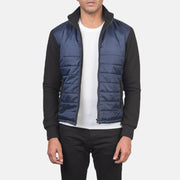 Nashville Quilted Blue Windbreaker Jacket - image 1