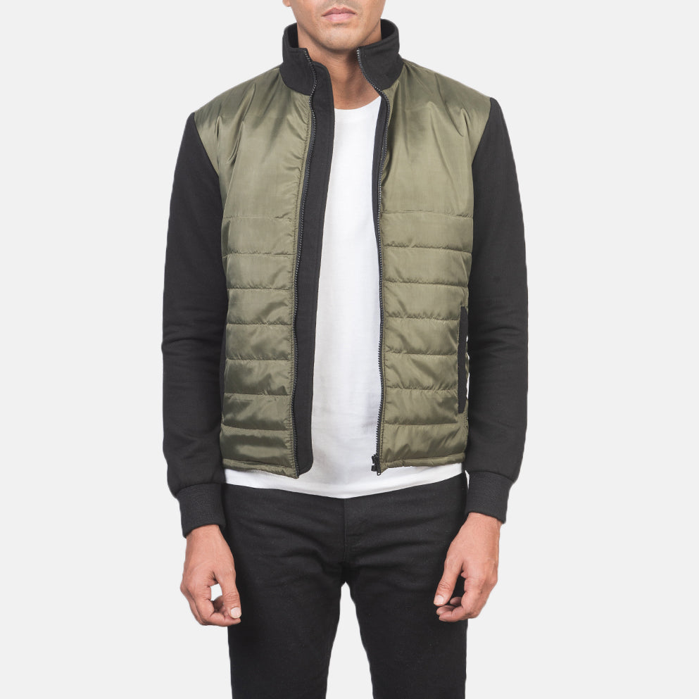 Nashville Quilted Green Windbreaker Jacket - image 1