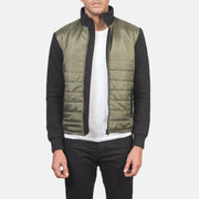 Nashville Quilted Green Windbreaker Jacket - image 1