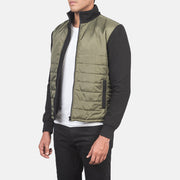 Nashville Quilted Green Windbreaker Jacket - image 2
