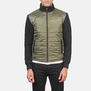 Nashville Quilted Green Windbreaker Jacket - image 4