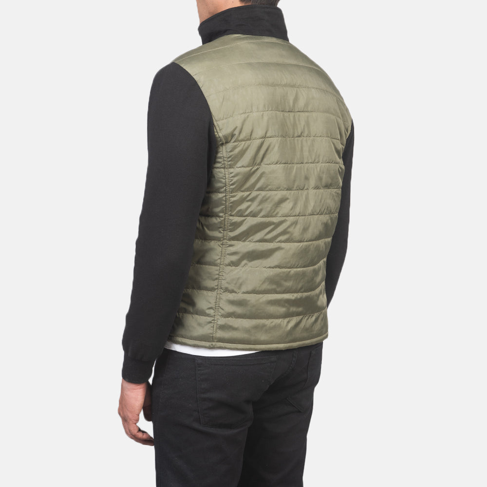 Nashville Quilted Green Windbreaker Jacket - image 5