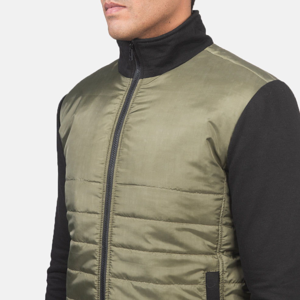 Nashville Quilted Green Windbreaker Jacket - image 6