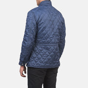 Nelson Quilted Blue Windbreaker Jacket - image 6