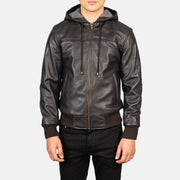 Nintenzo Leather Bomber Jacket – alternate product view 4