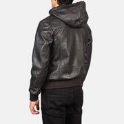 Nintenzo Leather Bomber Jacket – alternate product view 5
