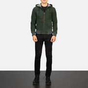 Nintenzo Leather Bomber Jacket – alternate product view 3