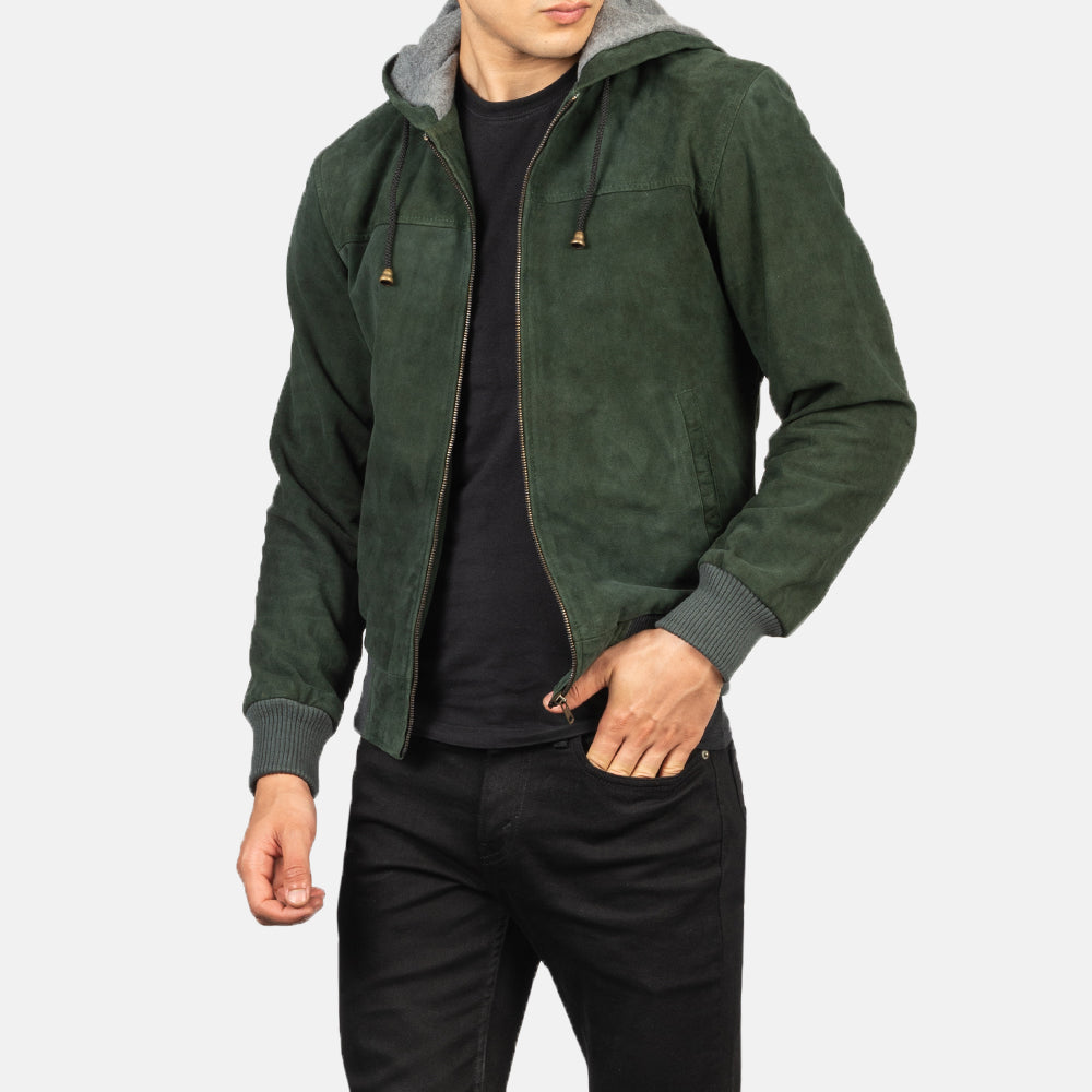 Nintenzo Leather Bomber Jacket – alternate product view 6