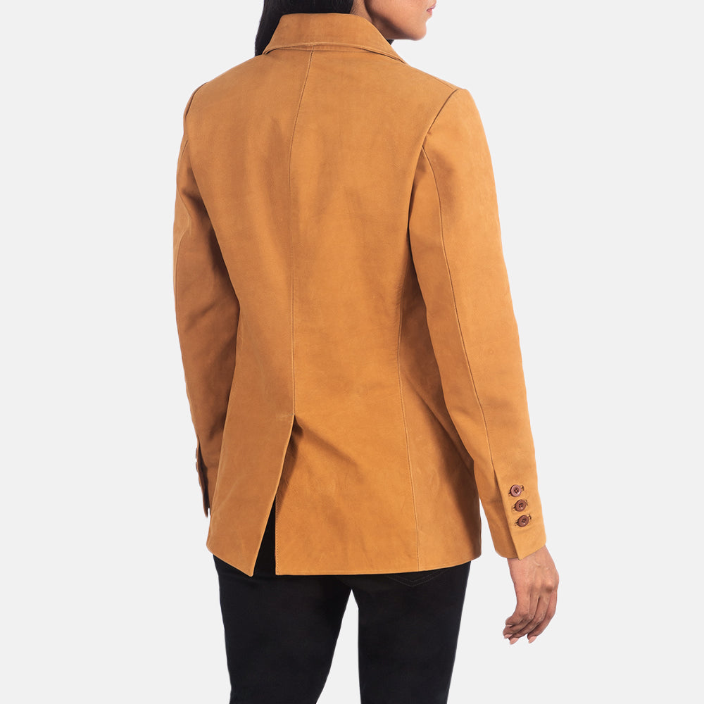 Norma Brown Nubuck Blazer - image 5