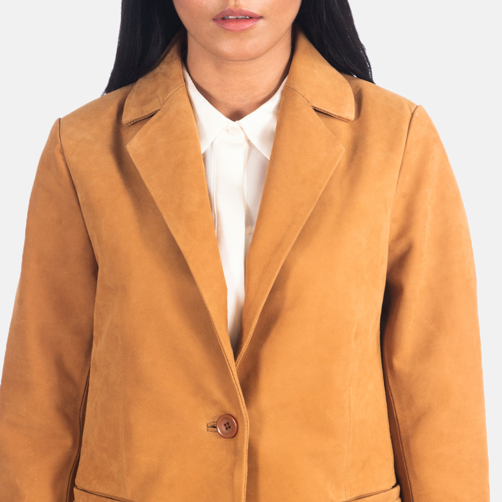 Norma Brown Nubuck Blazer - image 6