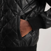 Interior View Showing Quilted Polyester Lining & Dual Inside Utility Storage Pockets