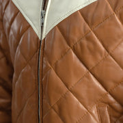Norman Jacket Tan Puffer Jacket – alternate product view 6