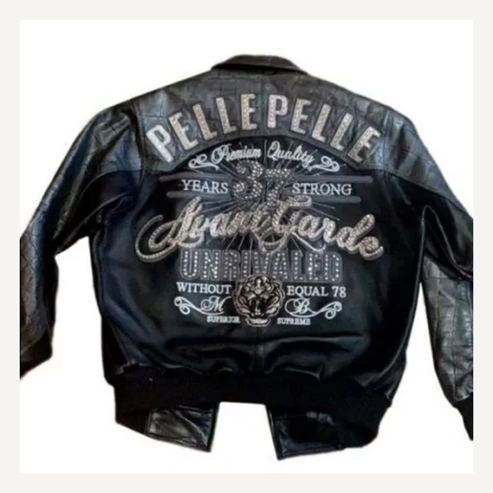 
Plush Puff Leather Jacket