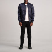 Quinton MA-1 Blue Bomber Jacket - image 4