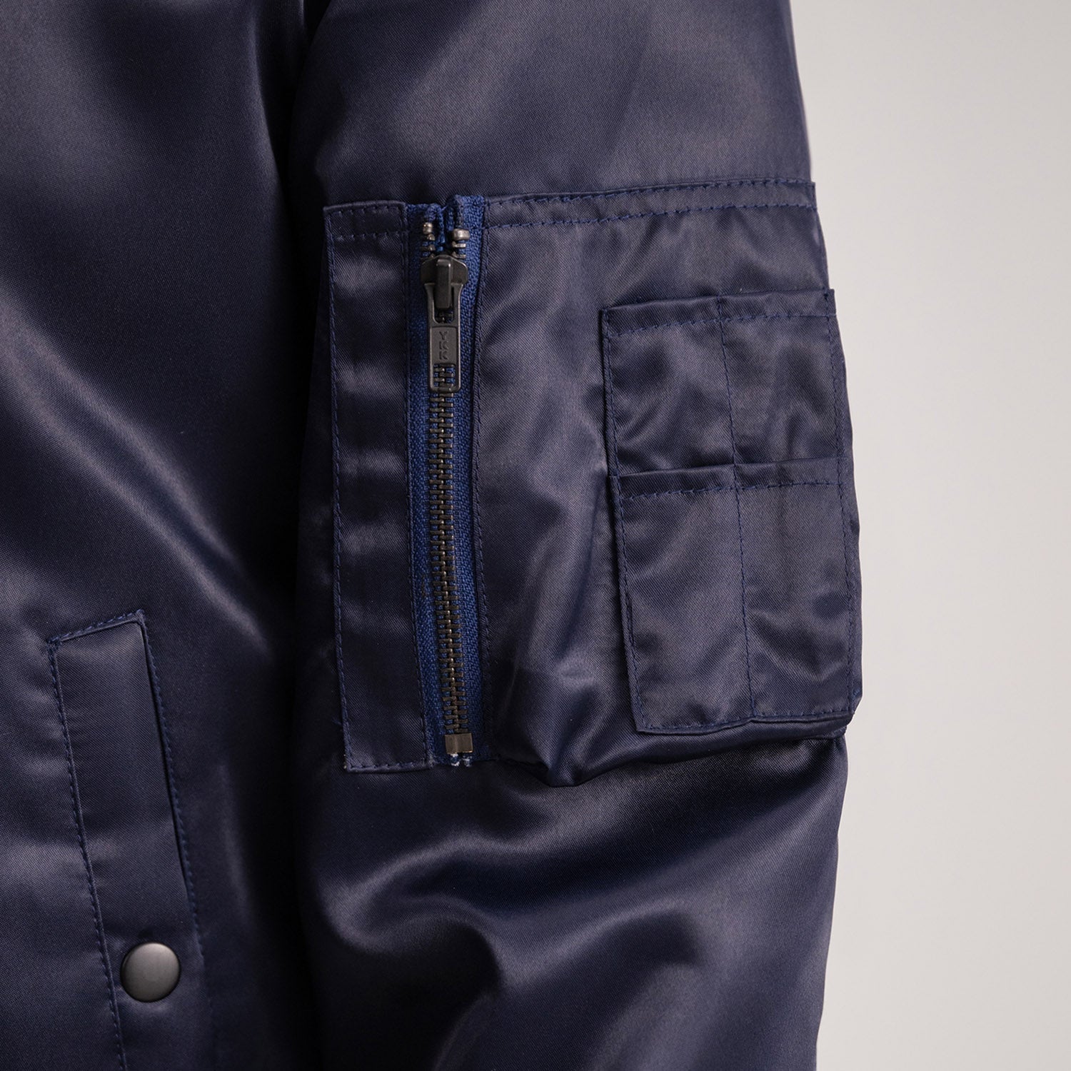 Quinton MA-1 Blue Bomber Jacket - image 6