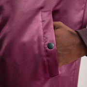 Quinton MA-1 Maroon Bomber Jacket - image 6