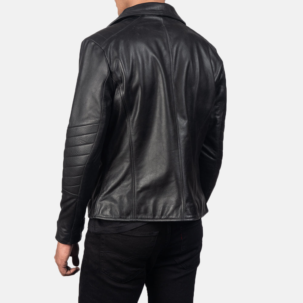 Authentic Cowhide Leather with Semi-aniline Finish Grain Texture & Heavy-Duty Seam Stitching Detail