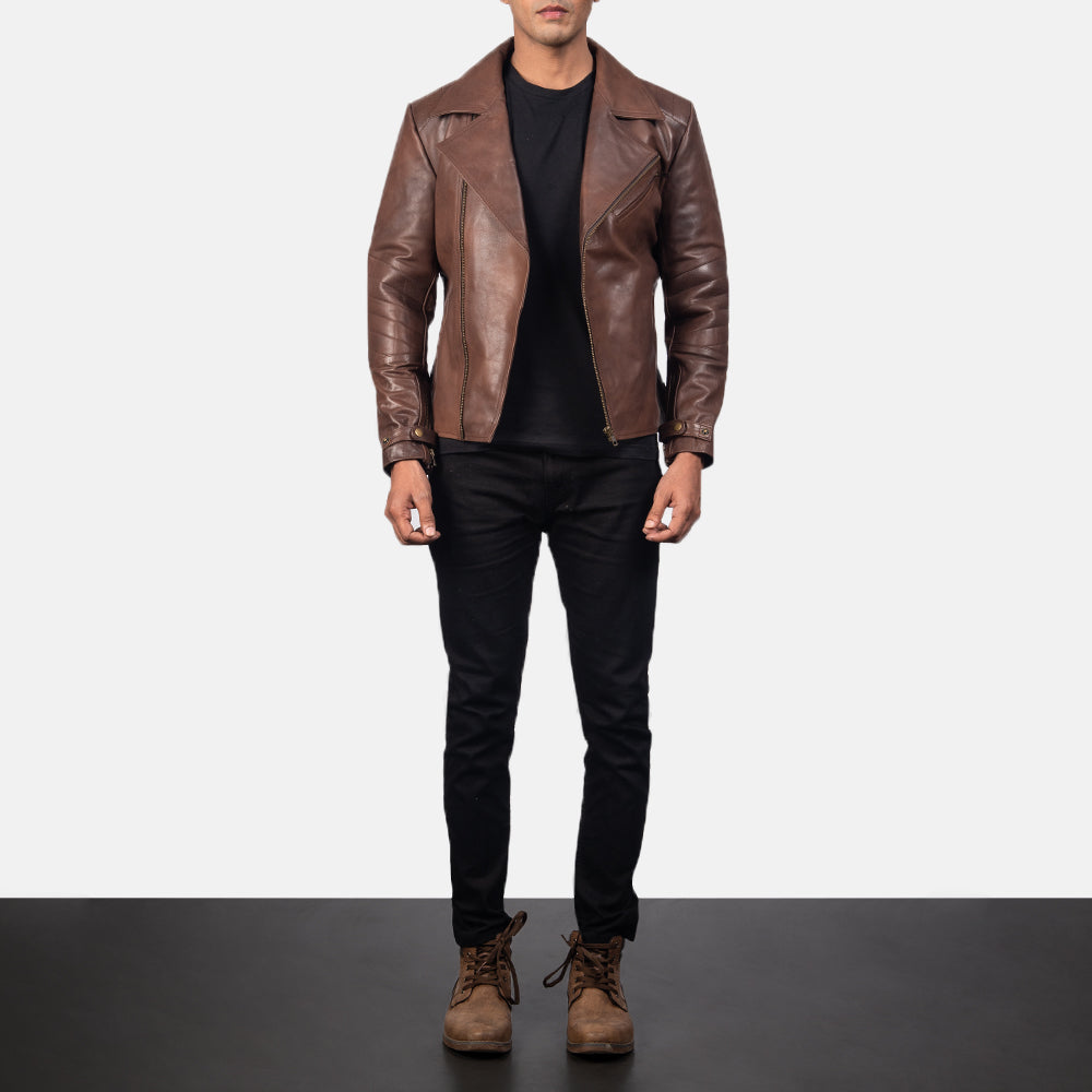 Raiden Leather Biker Jacket – alternate product view 4