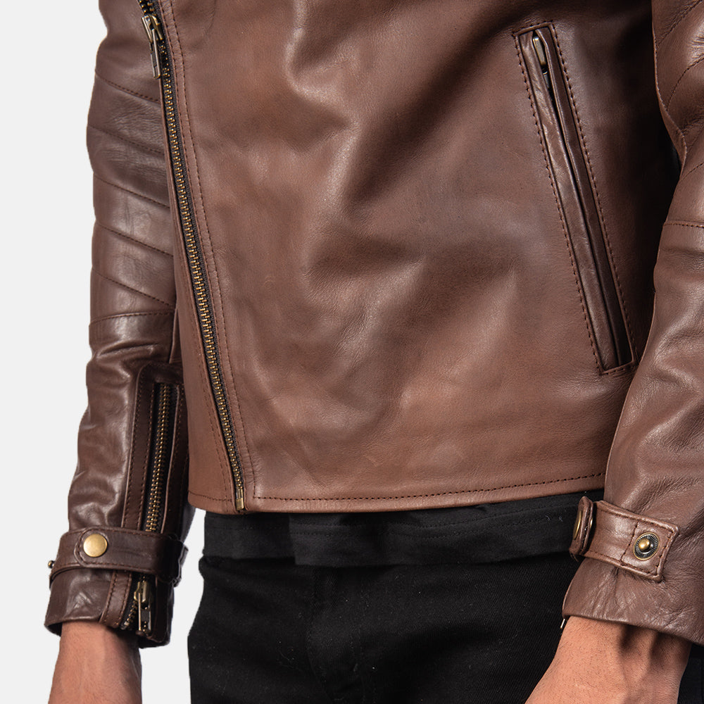 Raiden Leather Biker Jacket – alternate product view 6