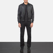 Ramon Black Bomber Jacket - image 3