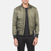 Ramon Green Bomber Jacket - image 1