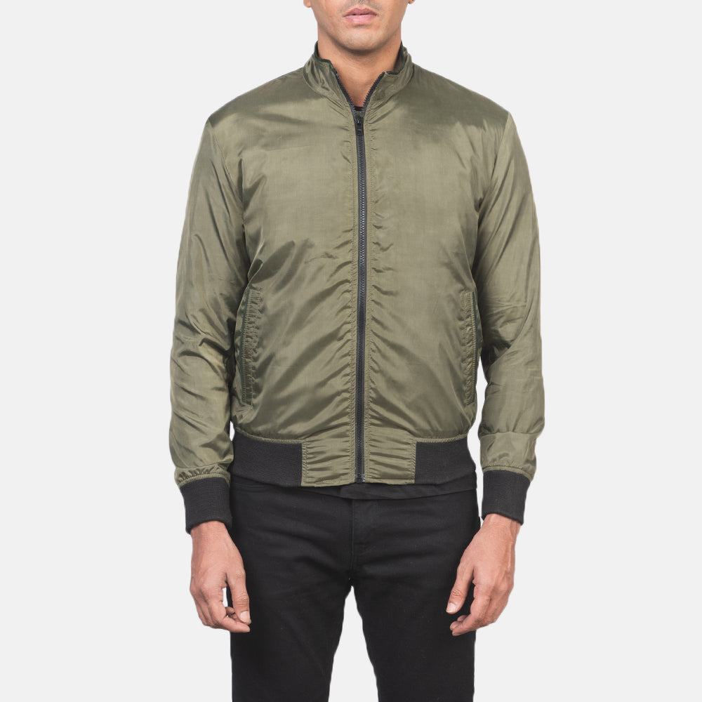 Ramon Green Bomber Jacket - image 4