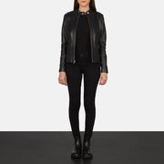 Rave Brown Biker Jacket – alternate product view 4