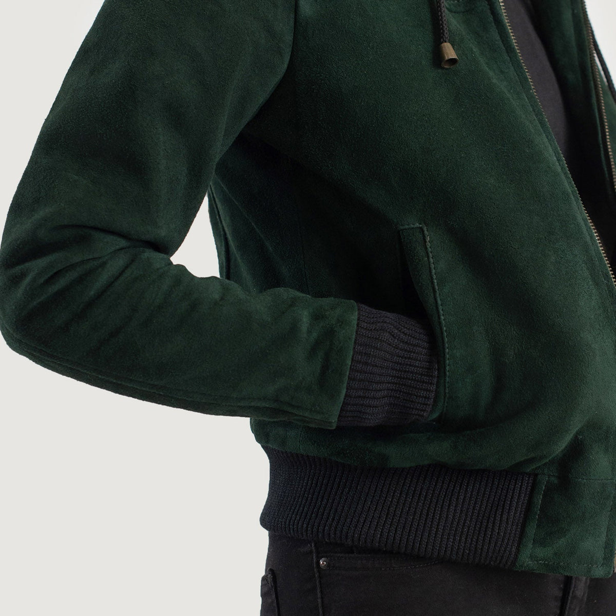 Interior View Showing Fleece Lined & Dual Inside Utility Storage Pockets