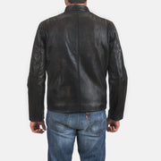 Authentic Cowhide Leather Grain Texture & Heavy-Duty Seam Stitching Detail