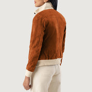 Sasha A1 Leather Bomber Jacket – alternate product view 5