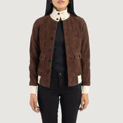 Sasha A1 Leather Bomber Jacket – alternate product view 1