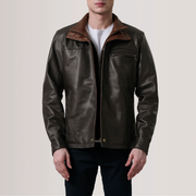 Sean Brown Leather Classic Jacket - image 5
