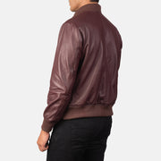 Authentic Sheepskin Leather with Semi-aniline Finish Grain Texture & Heavy-Duty Seam Stitching Detail