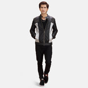Shapron Studded Leather Biker Jacket - image 3