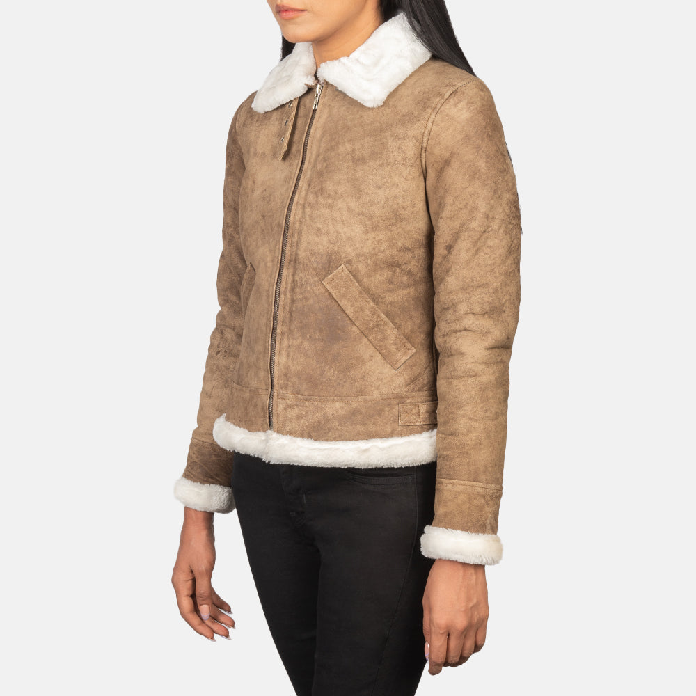 Sherilyn B-3 Black Bomber Jacket – alternate product view 2