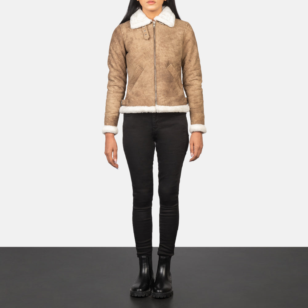 Sherilyn B-3 Black Bomber Jacket – alternate product view 3