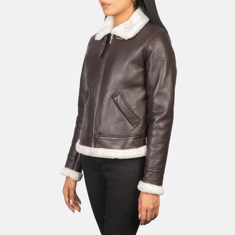 Sherilyn B-3 Black Bomber Jacket – alternate product view 2