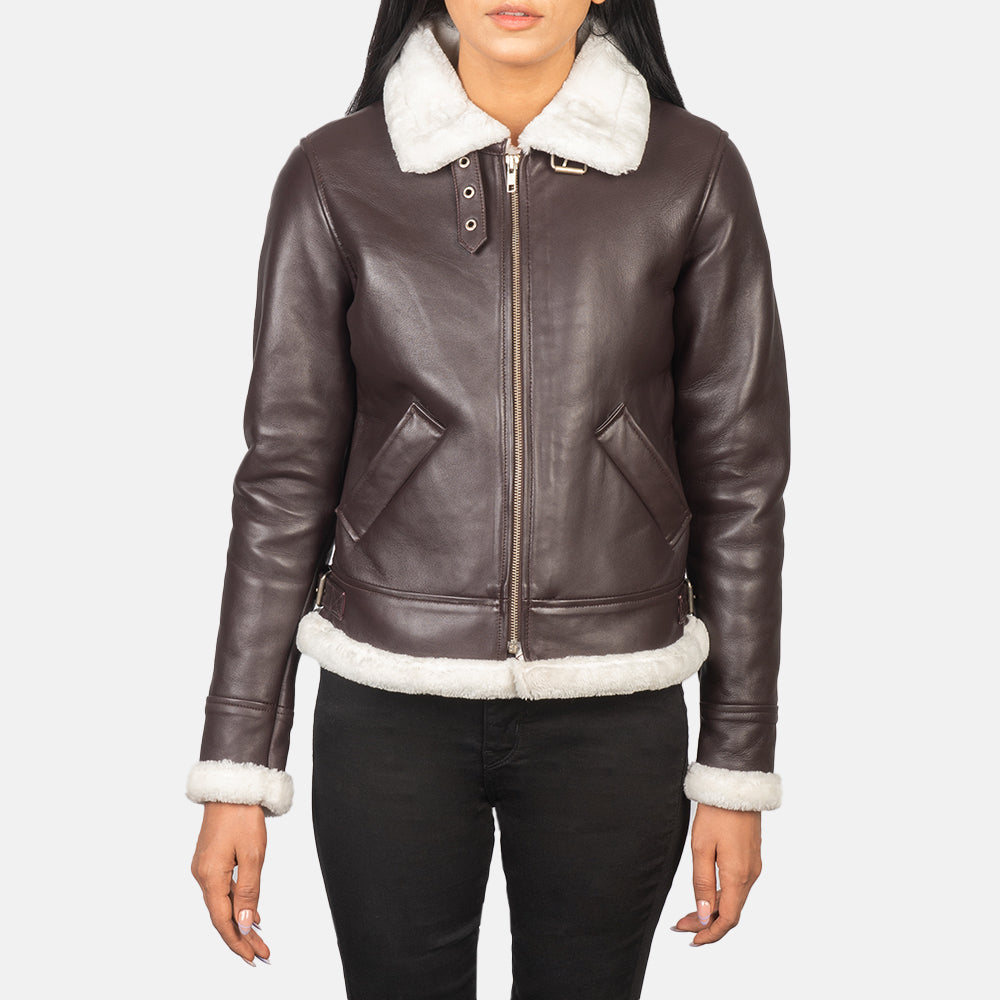 Sherilyn B-3 Black Bomber Jacket – alternate product view 4