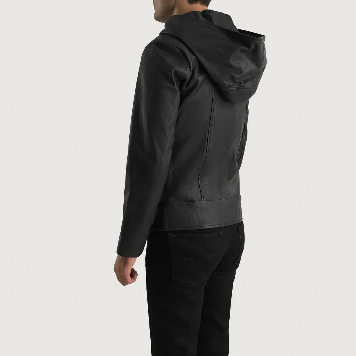 Authentic Goatskin Leather Grain Texture & Heavy-Duty Seam Stitching Detail
