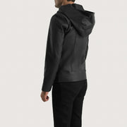 Authentic Goatskin Leather Grain Texture & Heavy-Duty Seam Stitching Detail