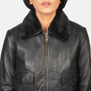 Stella G-1 Leather Bomber Jacket – alternate product view 6