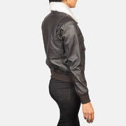 Stella G-1 Brown Leather Bomber Jacket - image 5