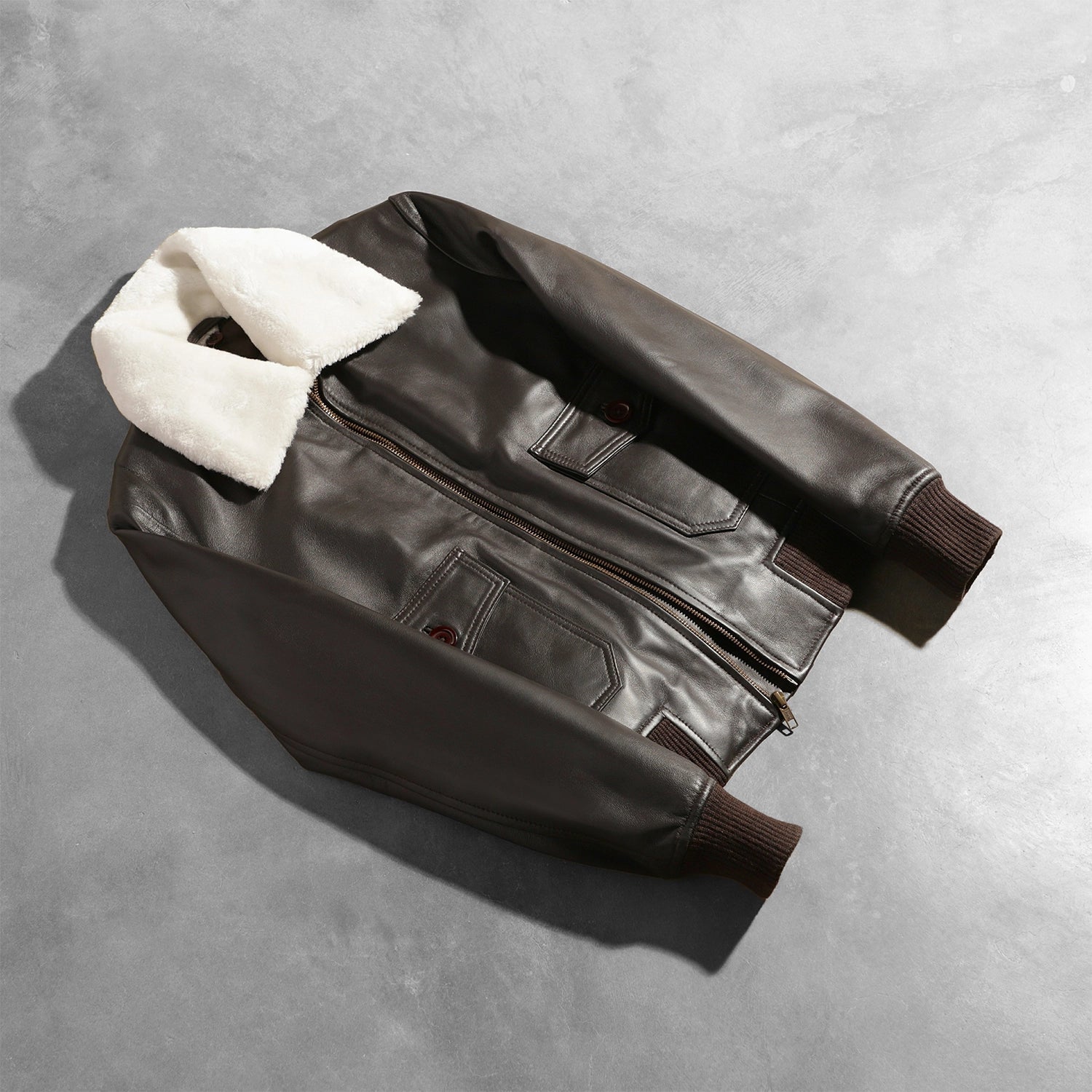 Stella G-1 Brown Leather Bomber Jacket - image 7