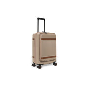 Champagne Suitcase Set Front Pocket Zuna, product view 2