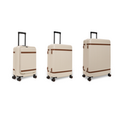 Sandy Beach Suitcase Set Front Pocket Zuna, front view