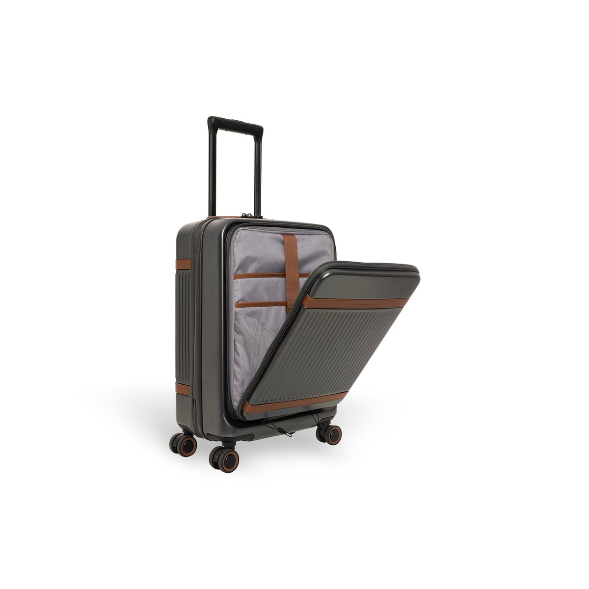 Urban Graphite Suitcase Set Front Pocket Zuna, detail view 1