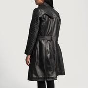 Authentic Sheepskin Leather with Aniline Finish Grain Texture & Heavy-Duty Seam Stitching Detail